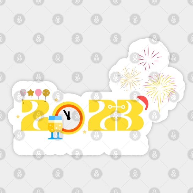 New year celebrations Sticker by artoffaizan